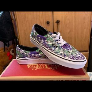 COPY - Brand New tie-dye Green & Purple Vans